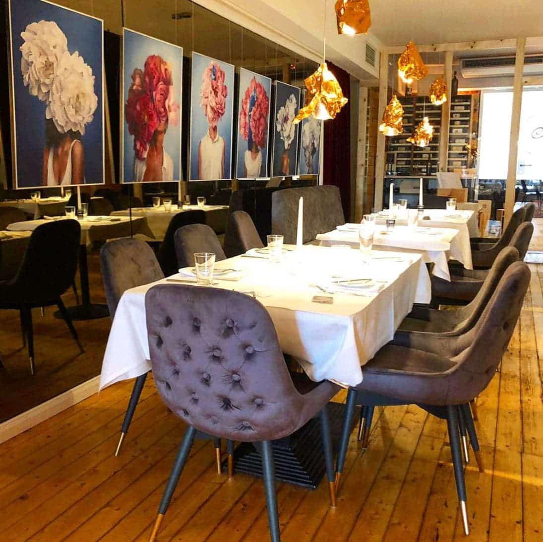 Zweiter Gastraum im Si Ristorante Wiesbaden