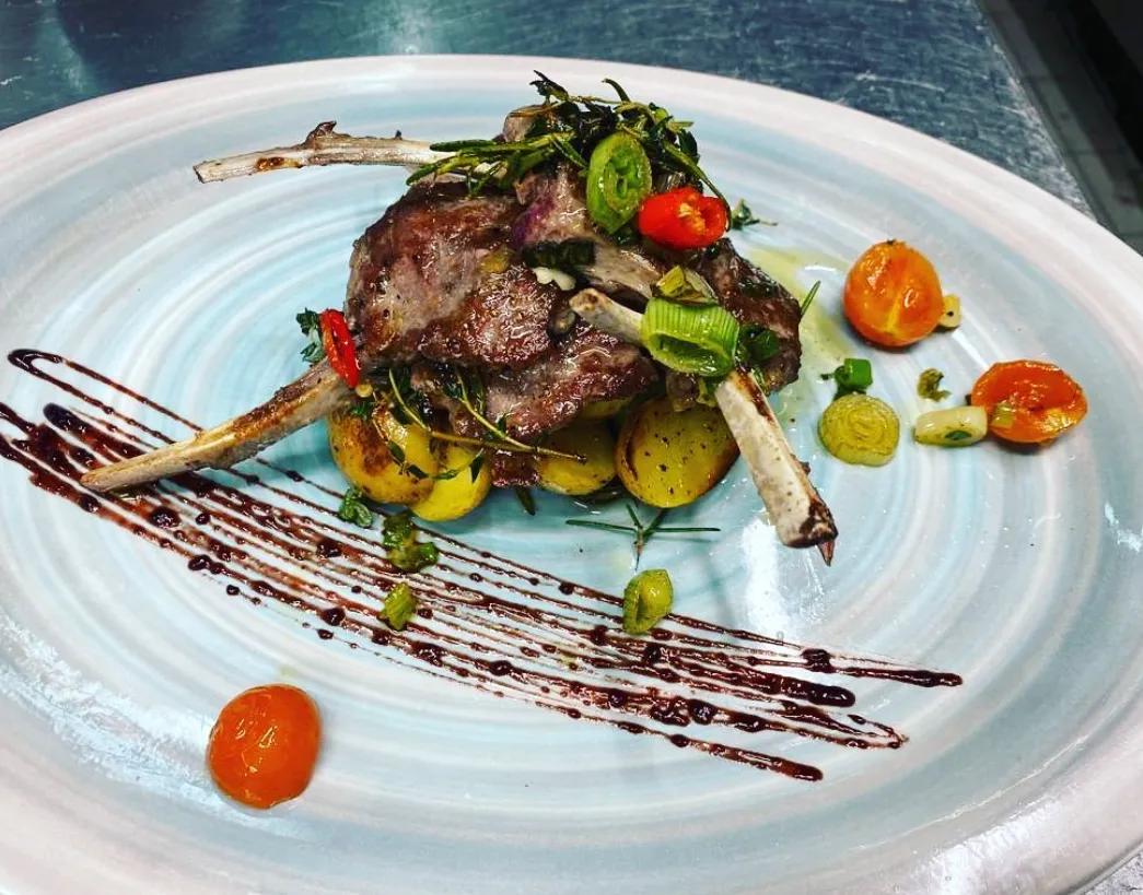 Italienisches Gericht aus der Küche des Si Ristorante